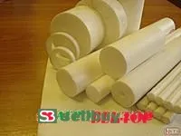 Фторопласт 4, (PTFE- политетрафторэтилен) Стержень 60мм.