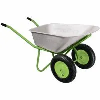 Тачка строительная двухколесная облегченная, объем 90 л, г/п 230 кг Сибртех